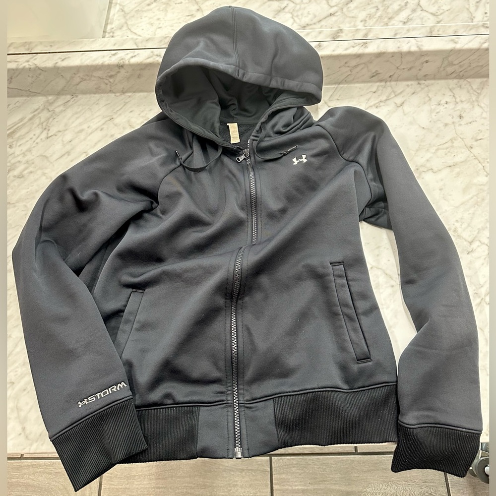 Under Armour Women’s Zip Up - Black - Size Large